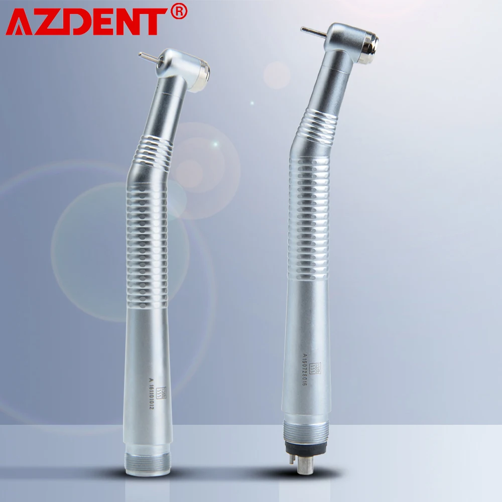 

AZDENT Dental Single Spray Standard High Speed Handpiece Turbine Push Button Head Dia 12.5 mm Dentist Tools