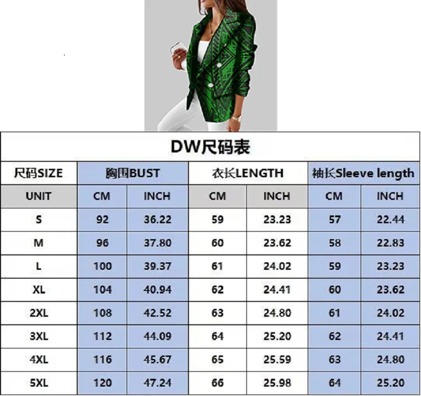 Hawaii Tribal Design Sublimation Print Jackets Personality Long Sleeve Kimono Cardigan Polynesia Retro Style Women\'s Casual Suit