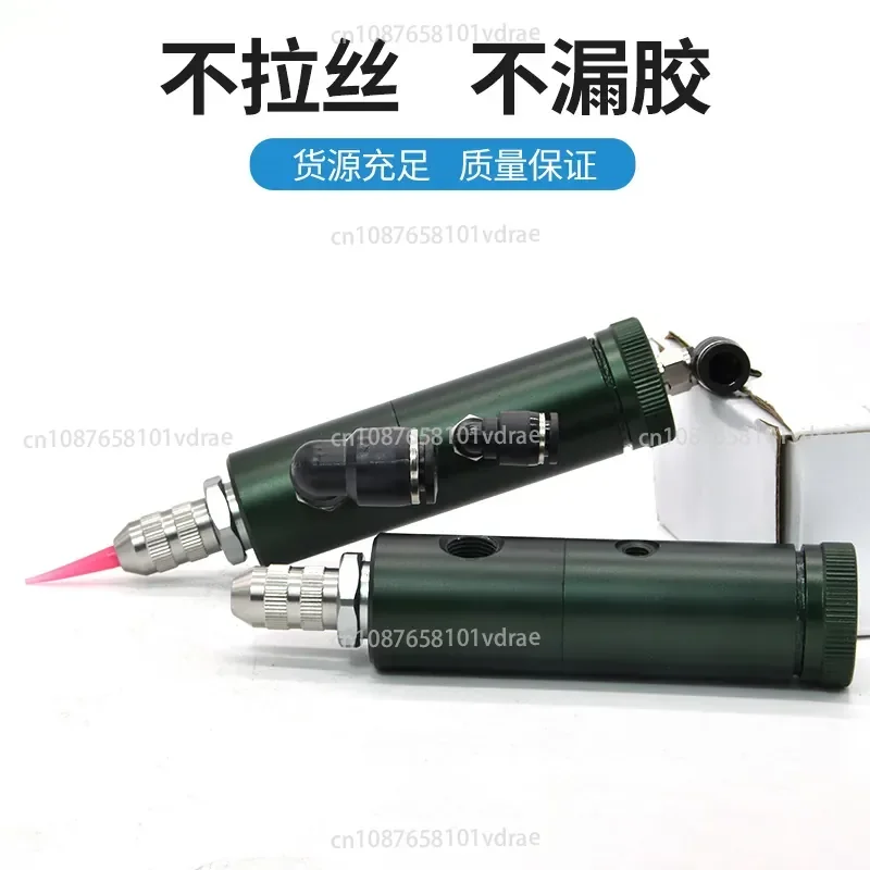 25Y Small Round Valve Dispensing Valve, Reactive Round Top Needle Dispensing Valve Aluminum Alloy Bump Needle Dispensing