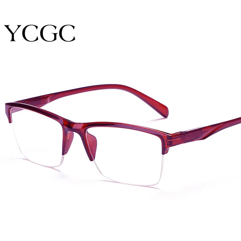 Half-Frame Myopia Glassse Ultrlight Women Men Retro Clear Lens Reading Glasses Gafas Lectura +0.75 +1.0 To +4.0