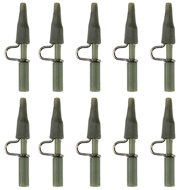 10pcs Carp Fishing Accessories Heavy Duty Lead Clips Swivel Snap Connector Carp Fishing Terminal Tackle Fishing Equipment Tackle