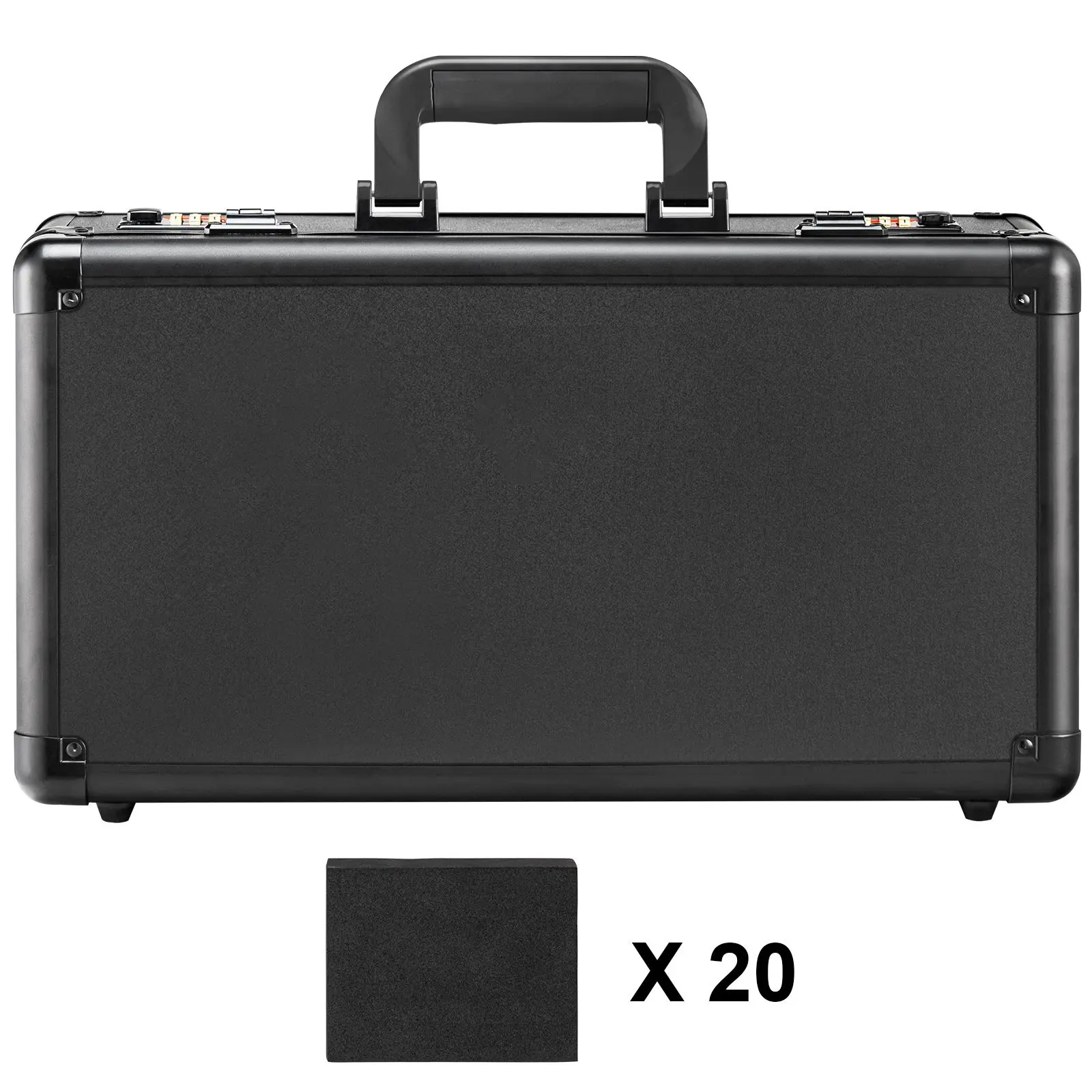 Graded Card Storage Box, 4 Slots, Graded Sports Cards Holder Carrying Case with Coded Lock Foam Dividers, for 108 PSA Graded Car
