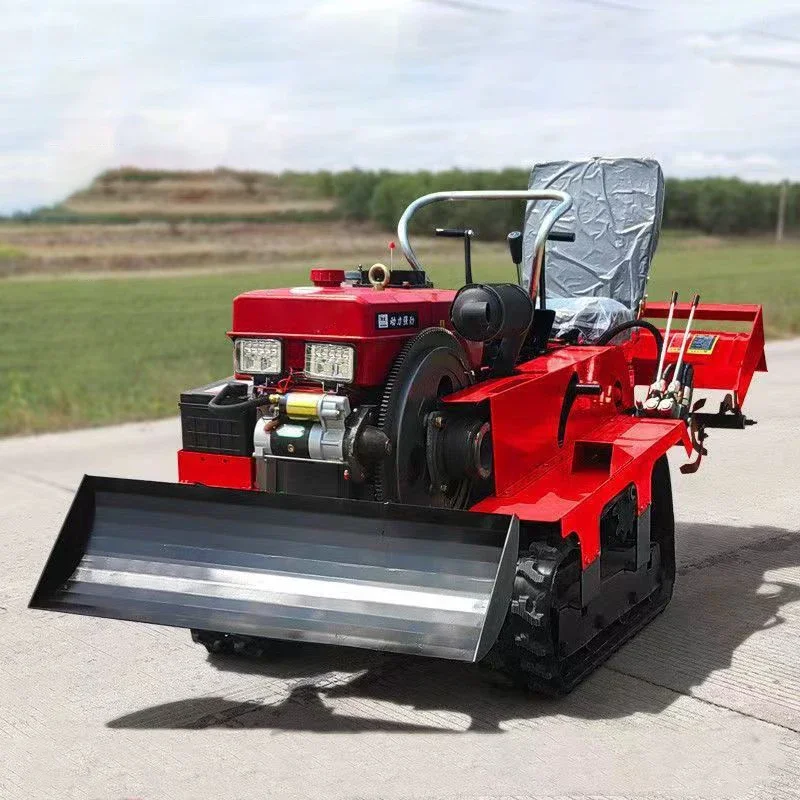 New Multifunctiona Rotary Tiller Cultivator Farm Machinery l Mini Tiller Walking Tractors Micro Tillage Machine