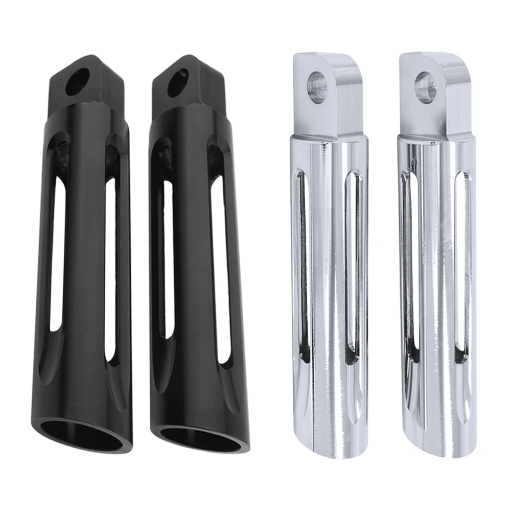 

Fit for Models with H-D Male Mount Style Foot Peg Supports Aluminum Black/ Silver Motorcycle Foot Pegs