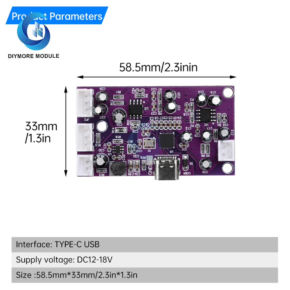 DC12-18V dsp módulo de reverberação digital anti assobio computador tuning efeitos sonoros console de mistura placa de reverberação de áudio