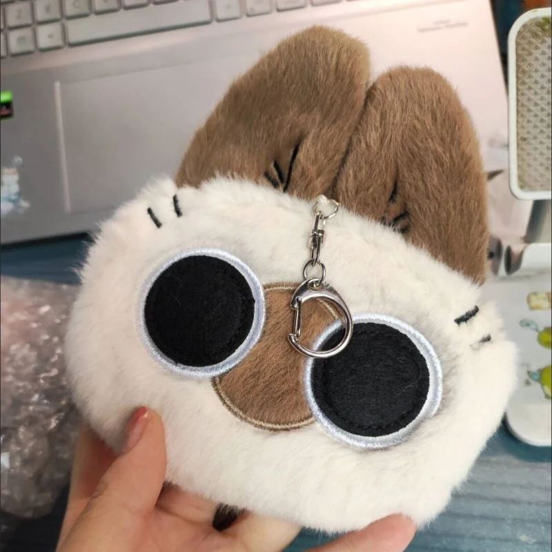 

Genuine Azuki Siamese Cat Azukisan Plush Portable Storage KeyChain Anime Merch Plush Doll Toy Gift