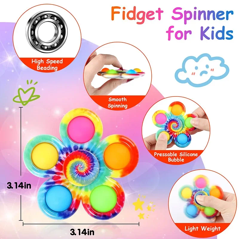 Fidget Spinner เด็ก Camouflage ห้านิ้วฟองซิลิโคนหมุนปลายนิ้ว Gyroscope ผู้ใหญ่ Release ความเครียดบรรเทาของเล่น