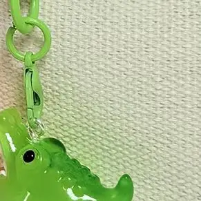 الإبداعية الكرتون لطيف البسيطة التمساح المفاتيح قلادة شريط لتعليق الهاتف المحمول حلقة رئيسية حقيبة حلية معلقة الديكور