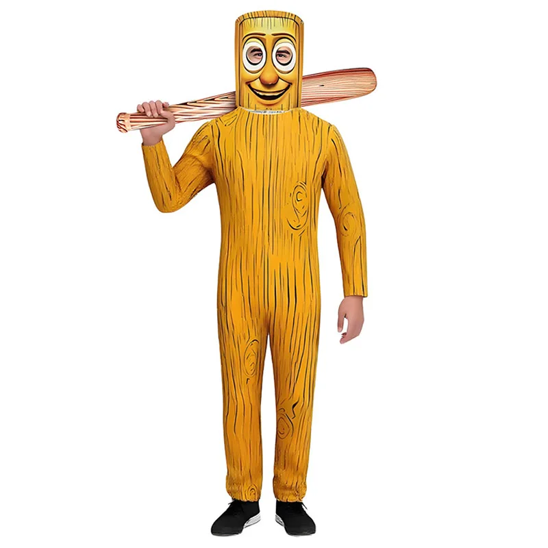 

Carnival Cosplay Bodysuit Coffee Monkey Outfit Italian Stick Halloween Costumes New Arrival 2026