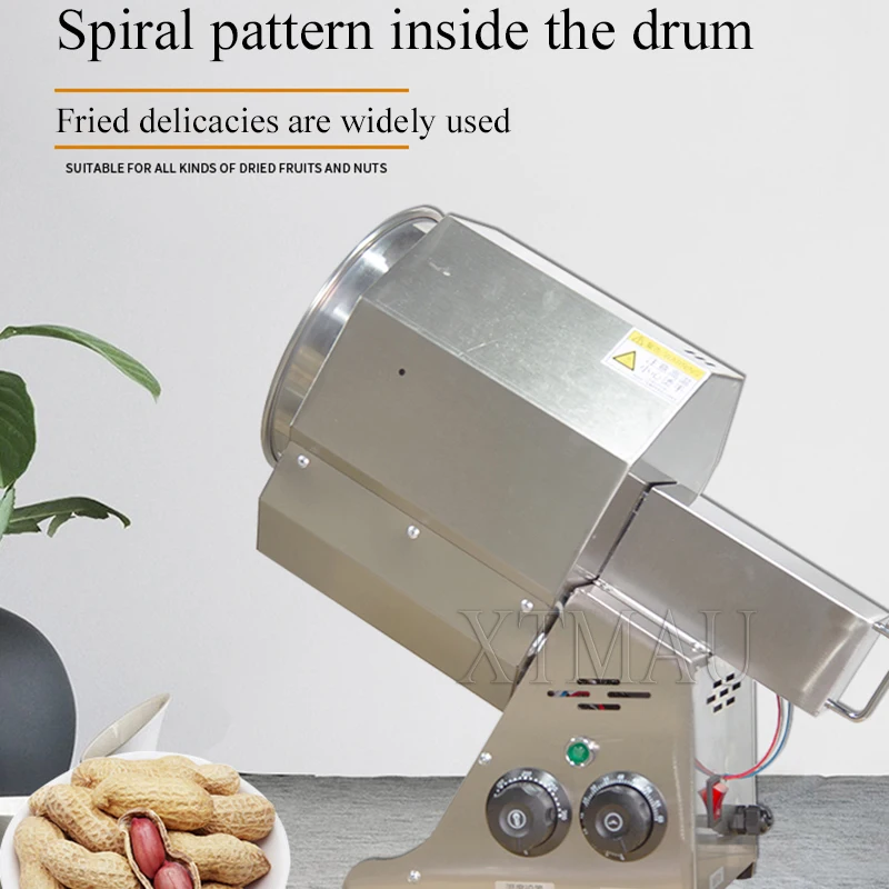 Commercial Nuts Dryer Rotary Drum Peanut Roaster Chestnut Roasting Roasting Machine