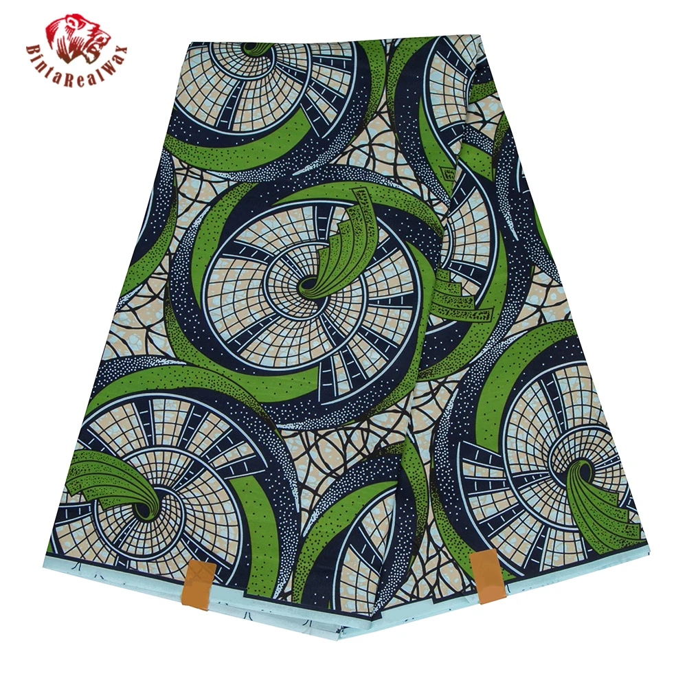 New African Printed Fabric Ankara Polyester Multicolor Dress Fabric Traditionally Used As Dress Fabric for Party Weddings