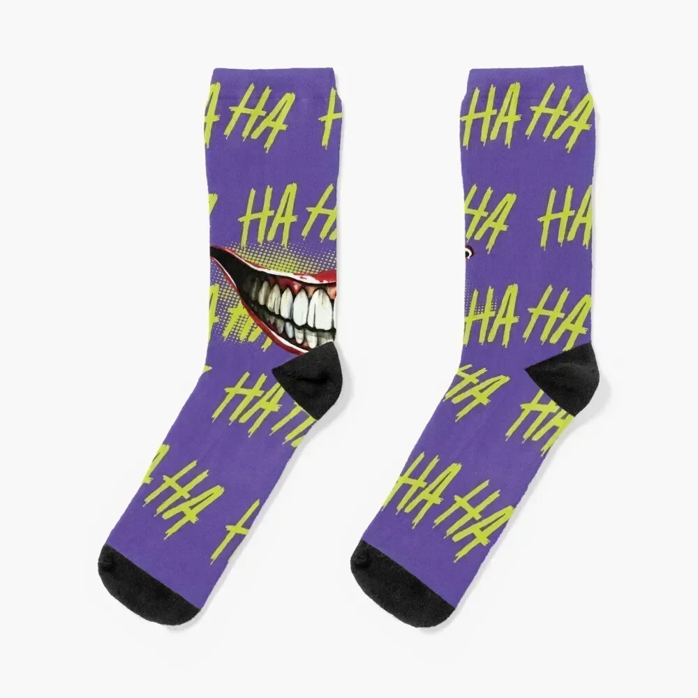 

Joker HaHa Socks loose Run christmass gift hiking Ladies Socks Men's