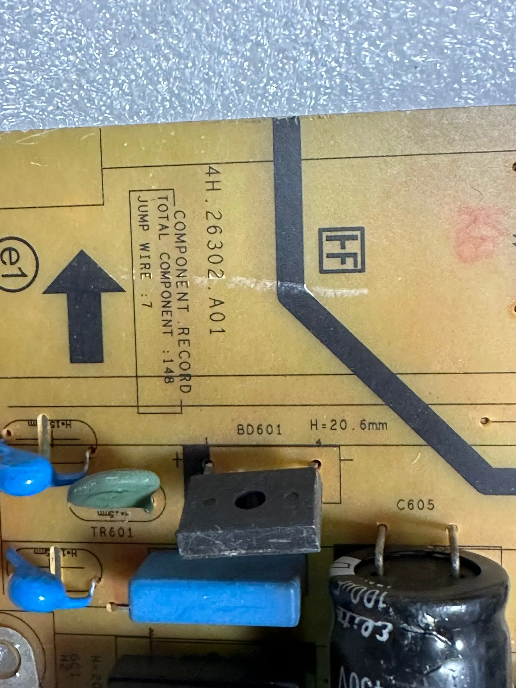 

for P2414H P2414HB power board 4H.26302.A04 4H.26302.A00 4H.26302.A01