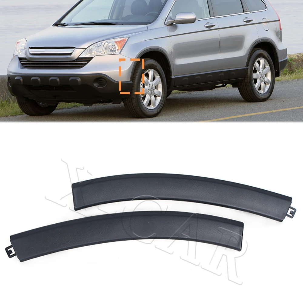 Car Front Bumper Wheel Fender Eyebrow Molding Trim For Honda CRV 2007 2008 2009 2010 2011 71103-SWA-000 71108-SWA-000