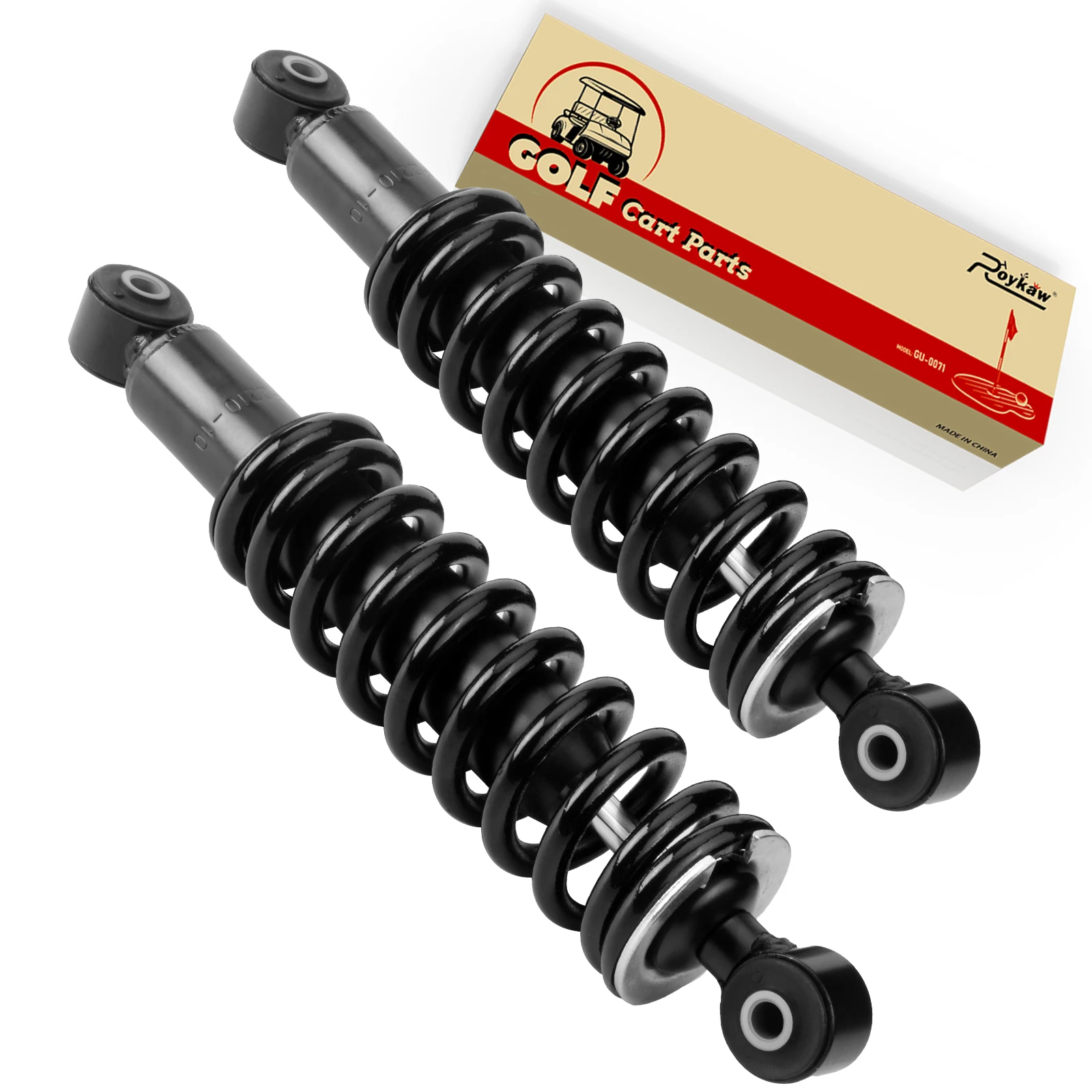 Roykaw Rear Shock Absorbers Assembly Kit Fit for Yamaha G29/Drive Golf Cart Gas & Electric Models, Replaces #JW2-F2210-10-00