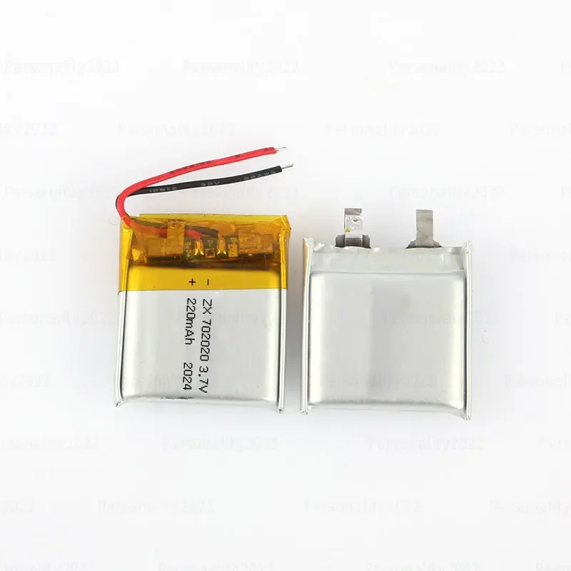 220mAh 3.7V Lipo Battery 702020 072020 Li-Polymer Batteries for Remote Control Audio Speaker Bluetooth Headset Mouse Keyboard