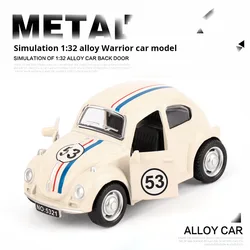 1：38 Alloy Pull-Back Car Thai Tricycle Model Motorcycle Sheep Decoration Takeaway Taxi Die Cast Car Toy