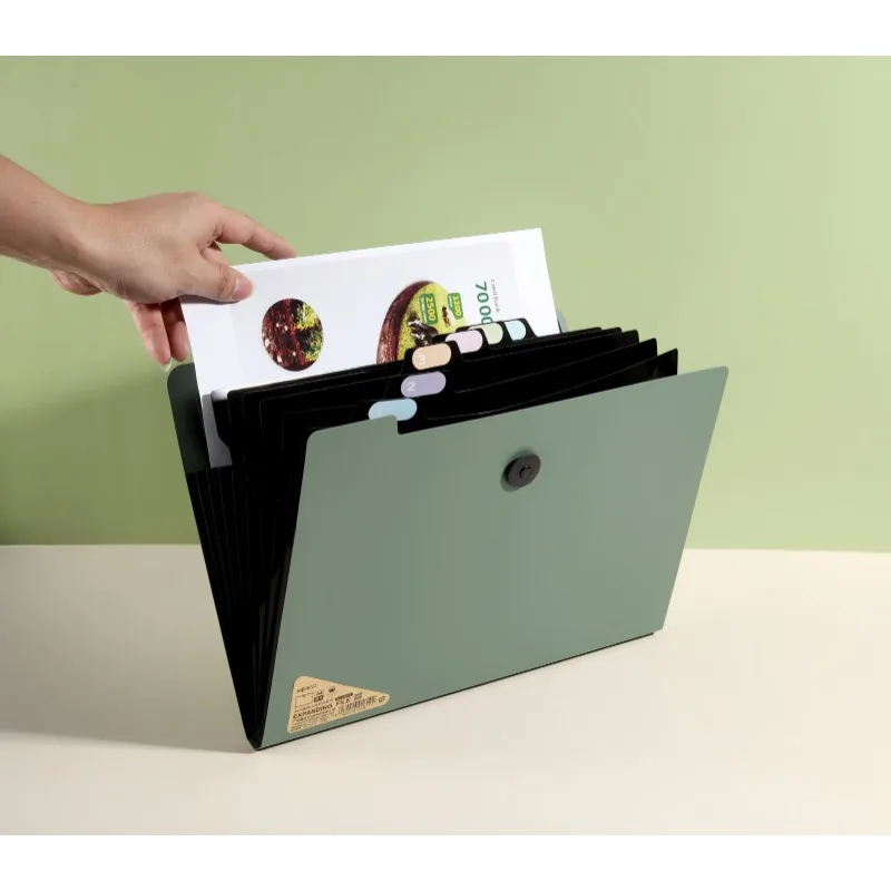 1pcs 5/8/13 Layers A4 File Folder Storage Bag Test Paper Desktop Tool School Stationery Office Supplies