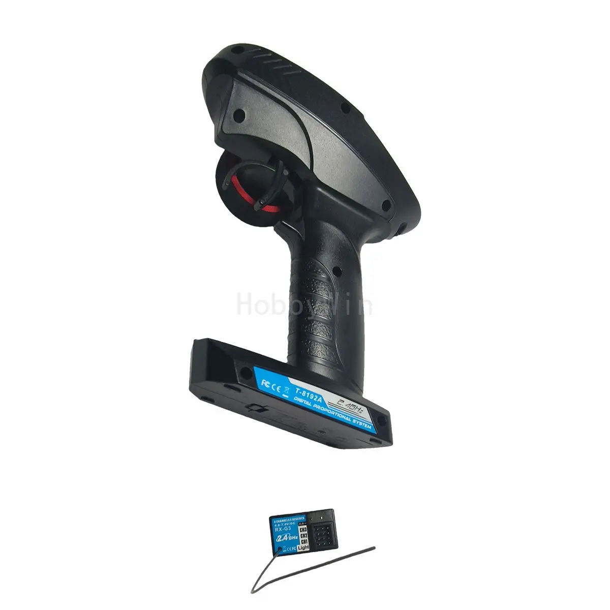 TX T8192A +RX -G3 3채널 2.4G 무선 조종 세트 RC 레이싱카 버기 트럭 스피드 보트 선박 요트