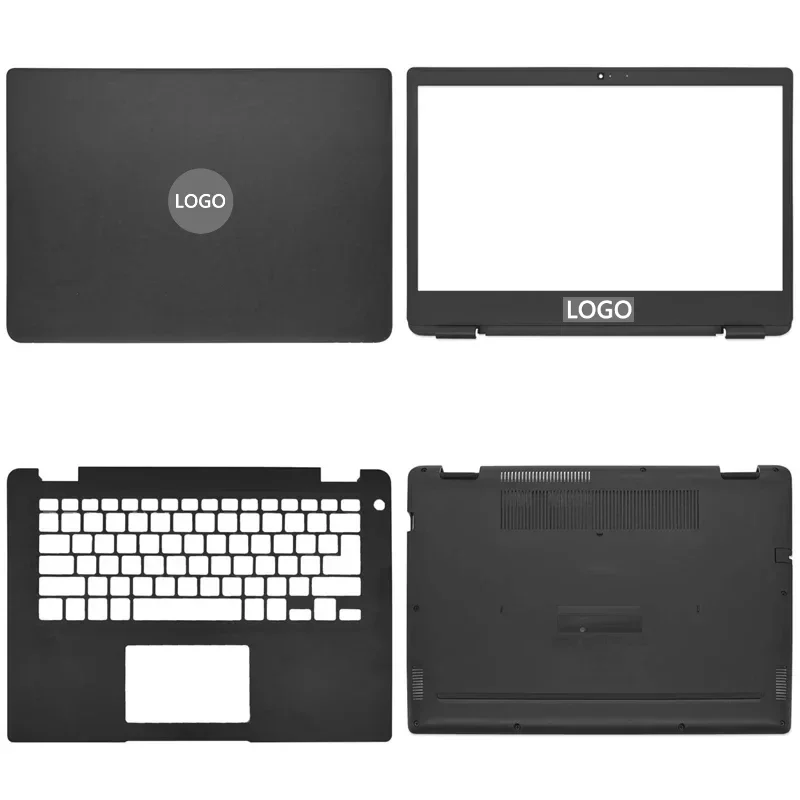 

New For Dell Notebook Latitude 3400 E3400 Laptop LCD Back Cover Front Bezel Upper Palmrest Bottom Base Case Keyboard Hinges