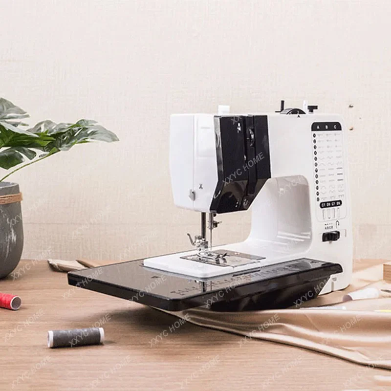 

Настольная бытовая электрическая швейная машина, швейная машина для начинающих, рукоделие, DIY ИНСТРУМЕНТ со станцией расширения 9 Вт