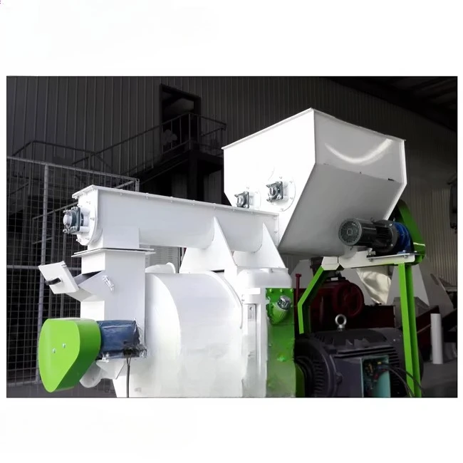 Automatic pallet equipment 5-10 TPH organic fertilizer factory production line with ring mold granulator