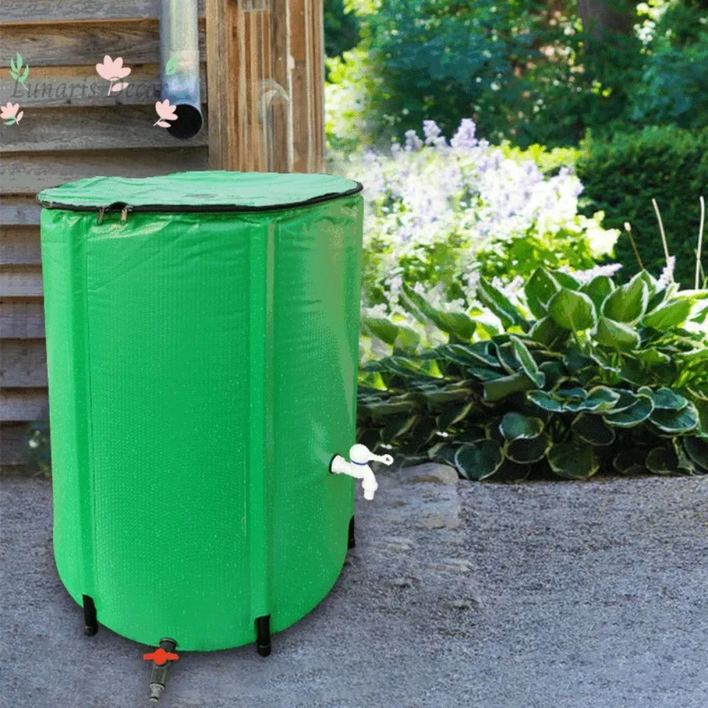 

Outdoor rainwater collection storage bucket, pvc collapsible water storage bucket, foldable garden rainwater barrel