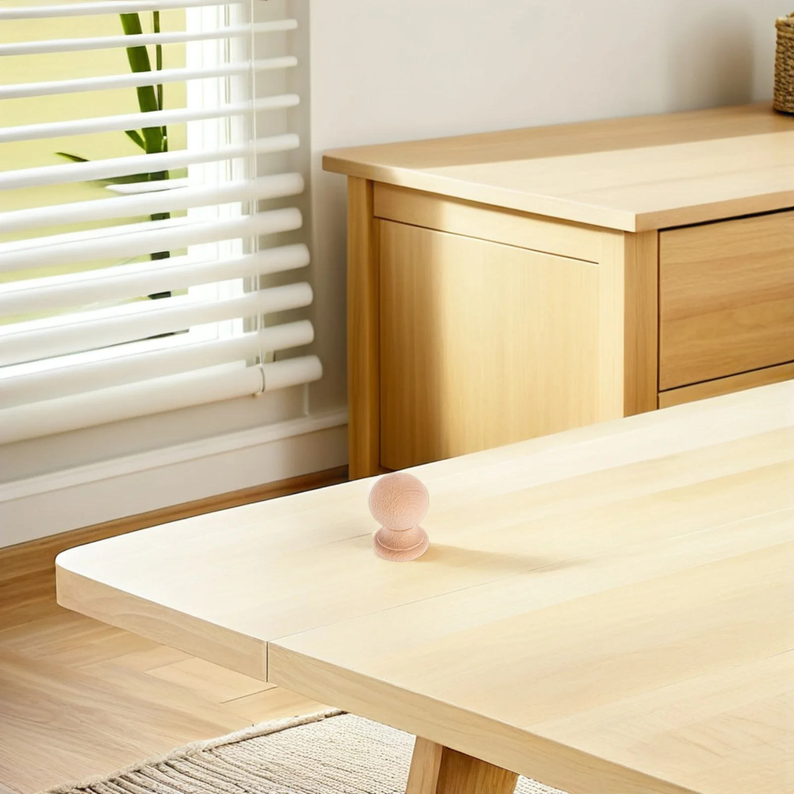 

2pcs Solid Hardwood Finials 6Cm Unfinished Round Ball Toppers For Bed Posts Staircase Fence Carved Pillars Stair