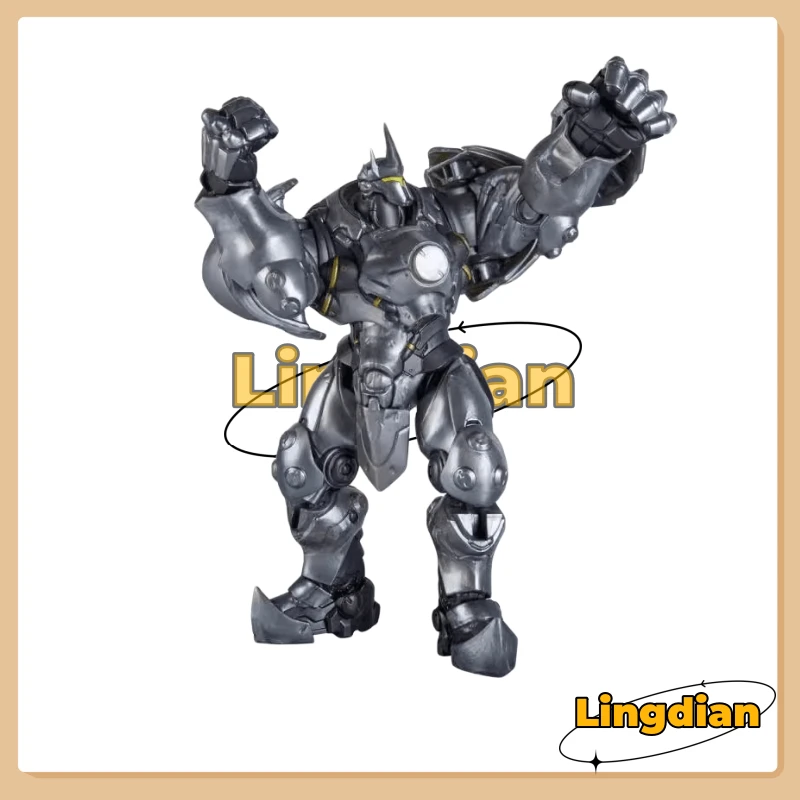 Genuine Overwatch Reinhardt 7.8-inch Collectible Movable Oversized Doll Model Toy Collection Gift in Stock