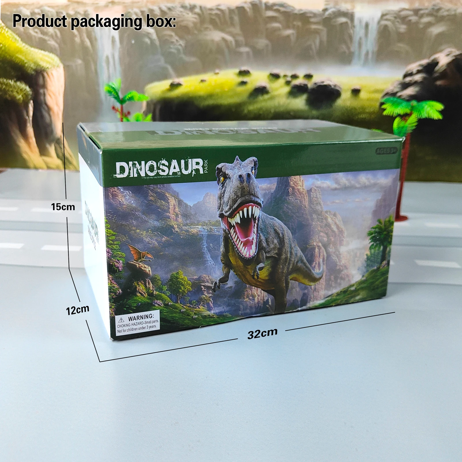 Climbing Dinosaur Track Toy Set 139 PCS Dinosaur World Road Race-Flexible Track Playset Dinosaur Car Toys for boy Best Gift