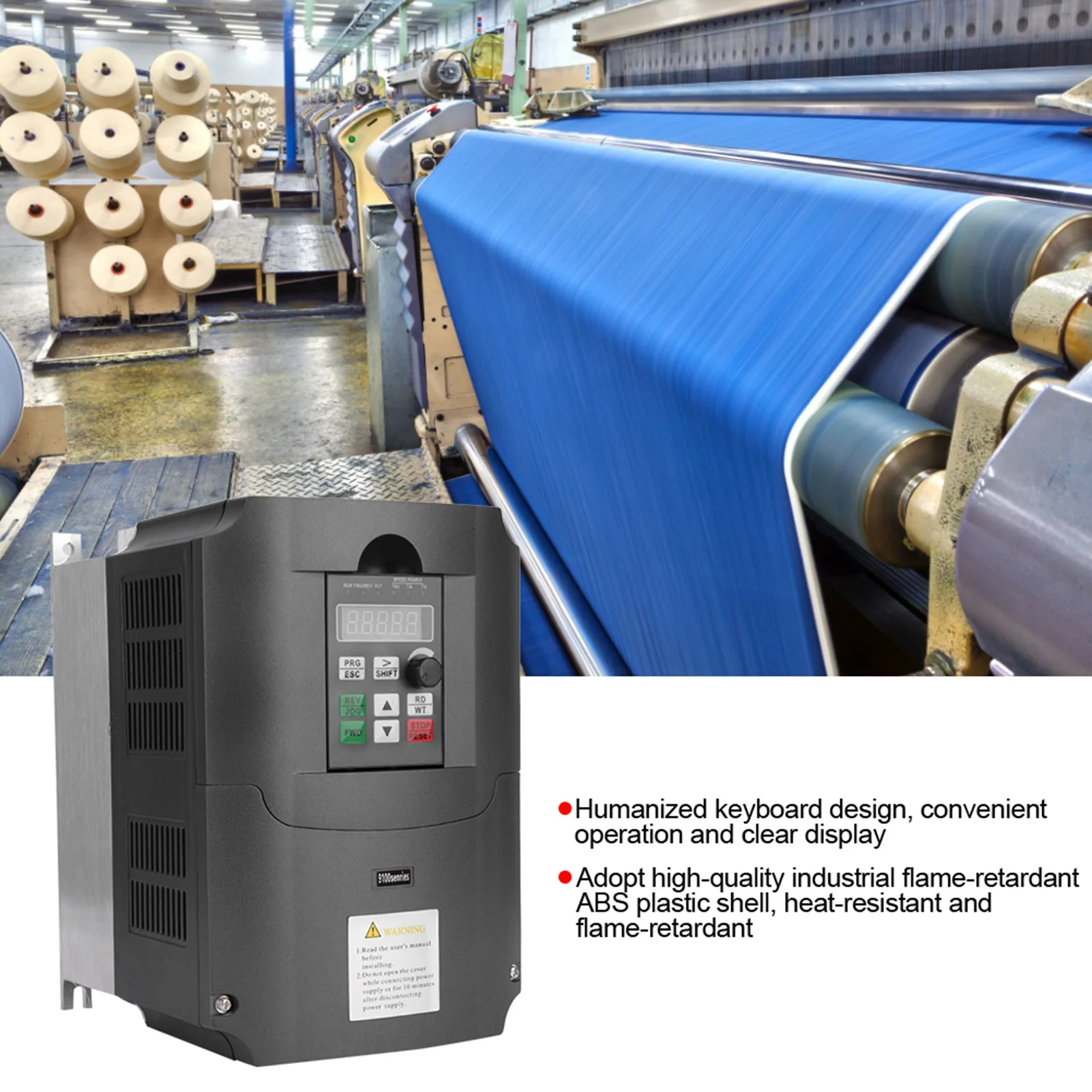 Penggerak Motor Penggerak Frekuensi Variabel NFLIXIN Penggerak Frekuensi Variabel Fase Tunggal Input 220VAC 3 Fase Output 380VAC 7,5KW