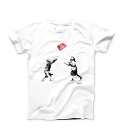 Banksy No Ball Games (2009) Street Art T-shirt High Quality 100%Cotton Short Sleeve