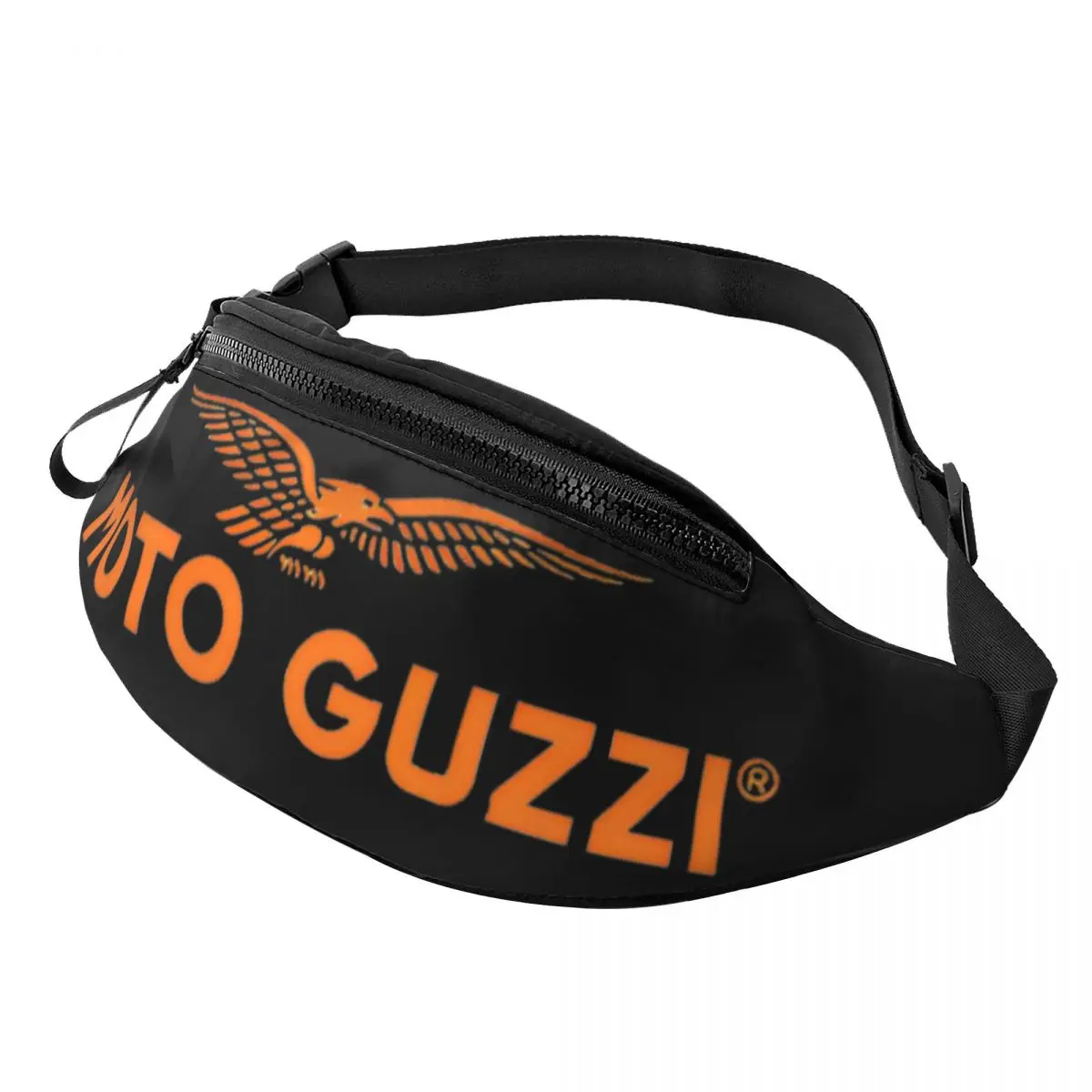 Bolsa Peito Motocicleta Laranja para Homens e Mulheres, Acessórios Moto Guzzi, Fanny Pack