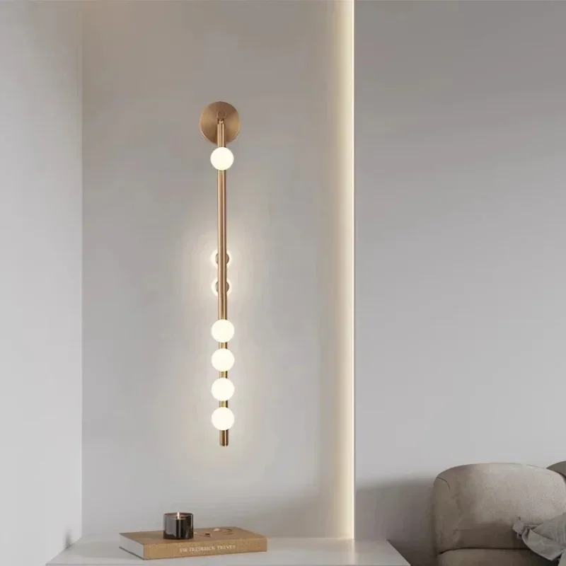 

Nordic Glass Led Wall Lamp Living Room Bedroom Bedside Lamp Hotel Stairs Lighting Home Decor Lusters Luminaires 220V 110V
