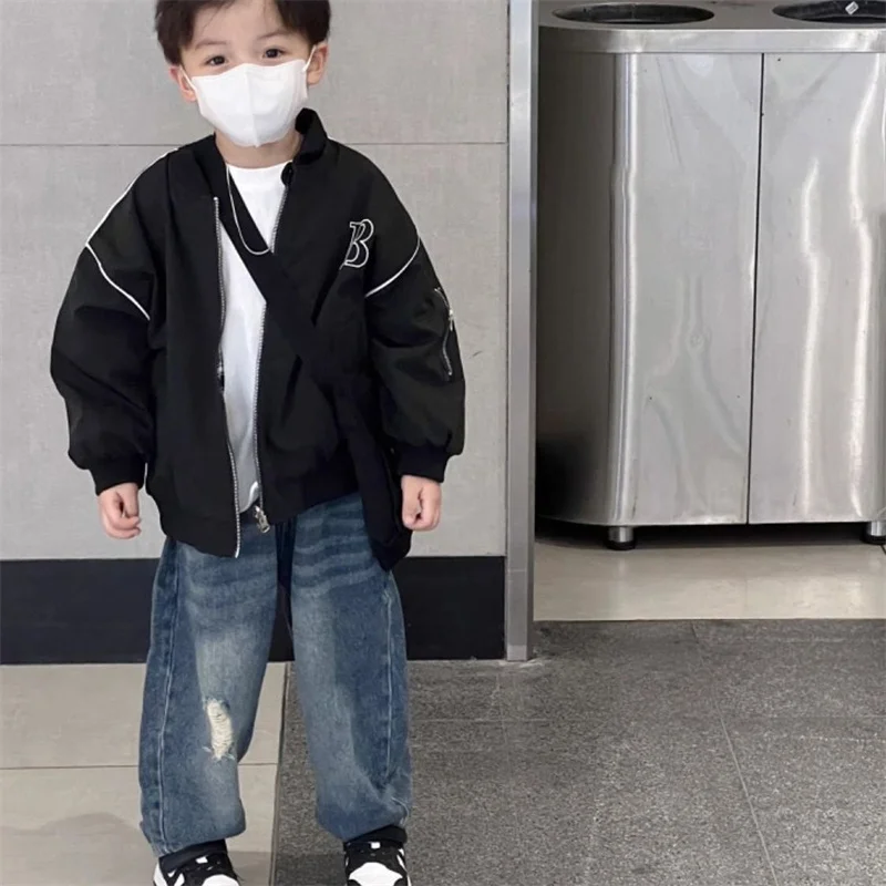 

Пальто для мальчиков, куртка, хлопковая верхняя одежда, ветровка 2024, женское демисезонное пальто, Высококачественная теплая детская одежда