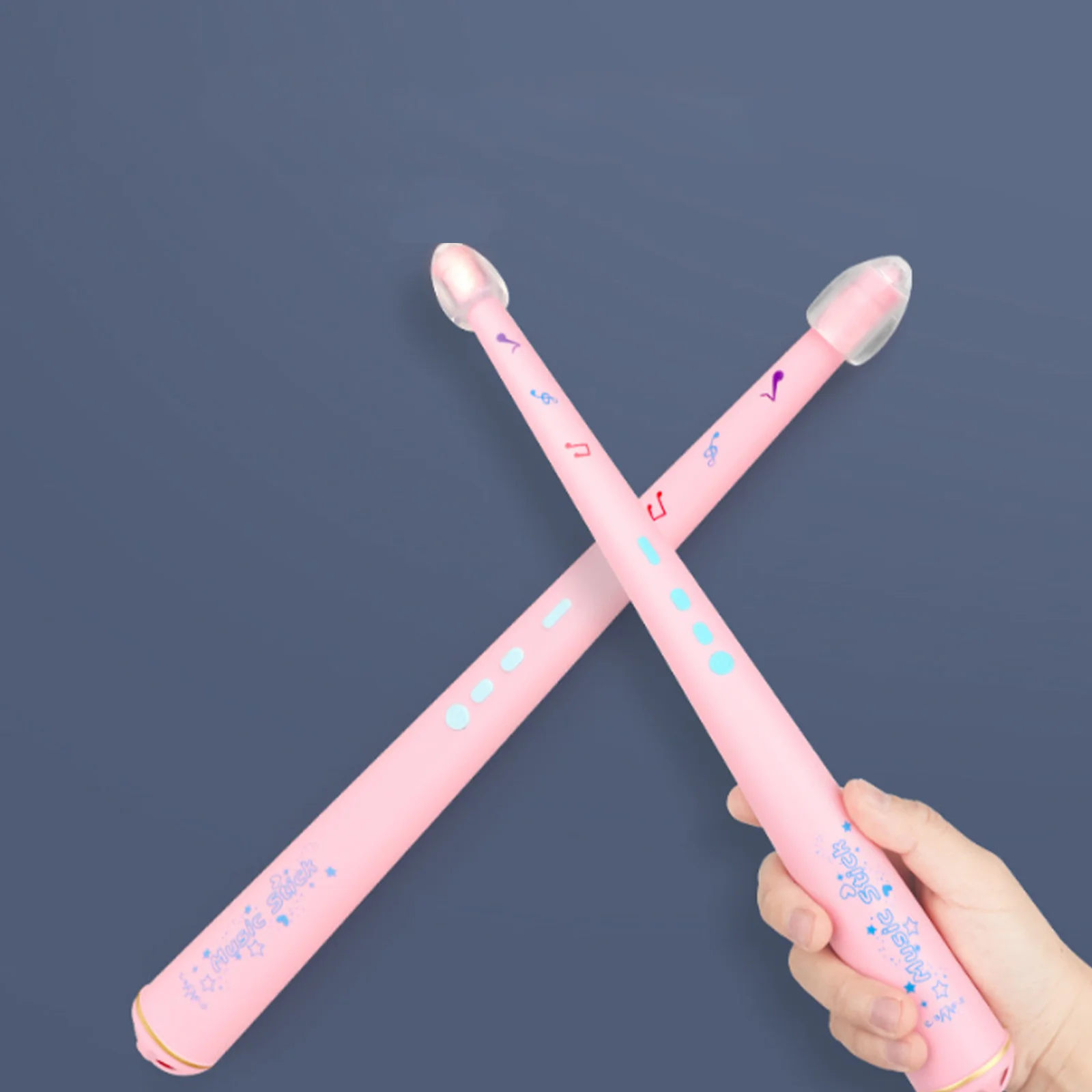 

1 Pair Electronic Drum Stick Glowing Percussion Instrument Stick For Musical Light Rhythm Sticks Practice Music Education