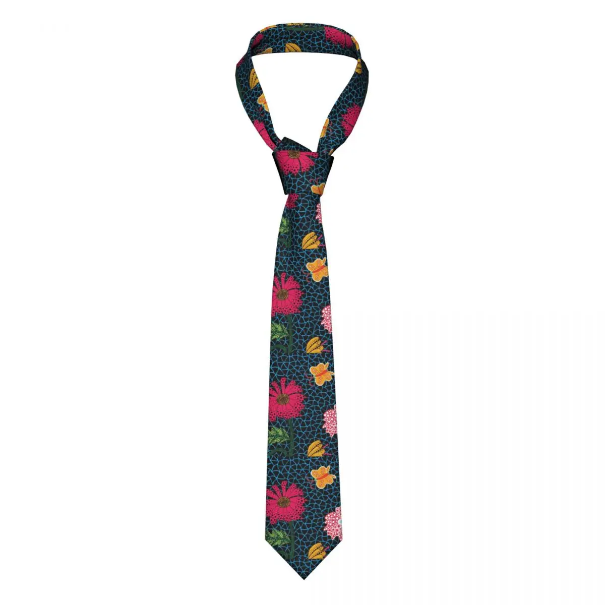 Formal Yayoi Kusama Flowers Ties for Business Customized Mens Abstract Art Necktie