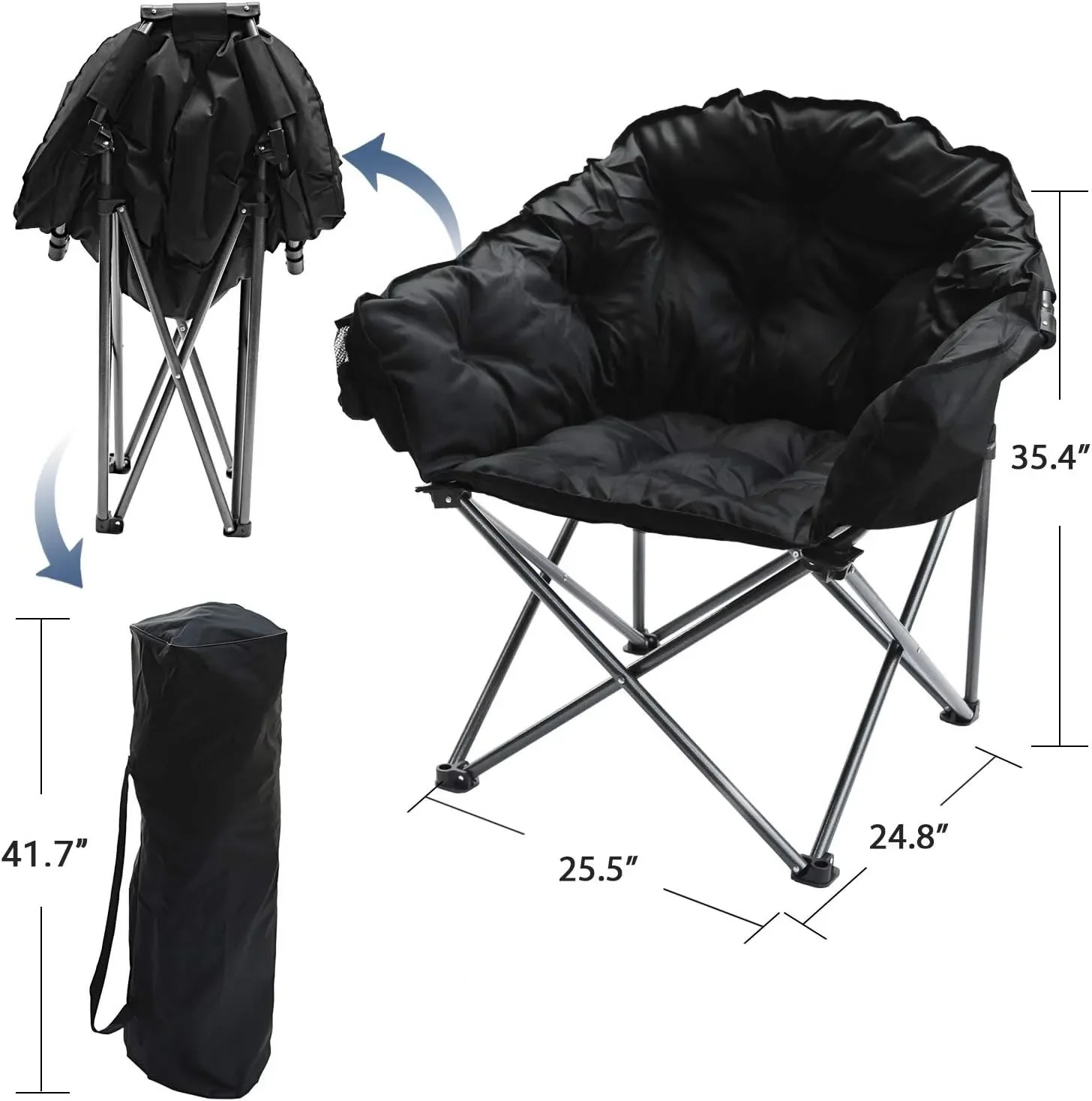 Foldable Camping Chair Manufacturers Camping Chair With Heating Pad