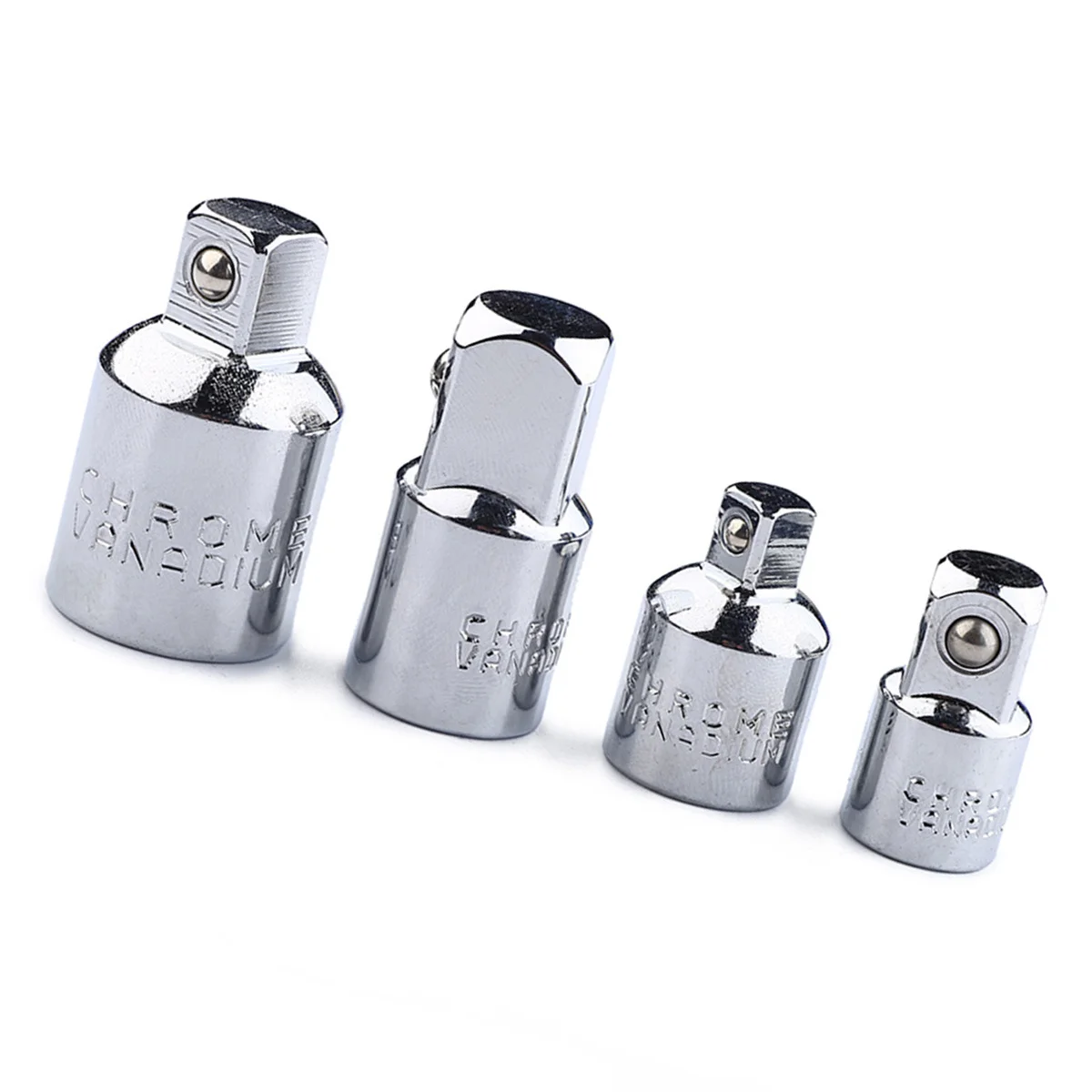 

4Pcs Ratchet Socket Adapter Converter Set Vanadium Steel Impact Driver Reducer for Repair Car Modification Socket Wrench