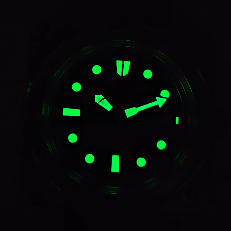 Relógio de vidro safira impermeável SKX007 masculino, movimento automático, aço inoxidável 316L, Seiko, NH36, 200m, novo design