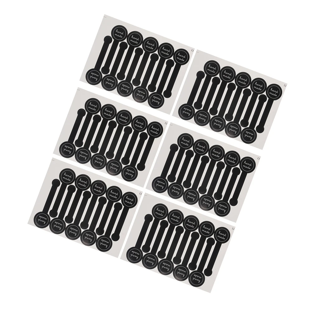 50 Sheets Moon Cake Seal and Label Tabs Stickers for Party Bags Handmade Letter Sealing