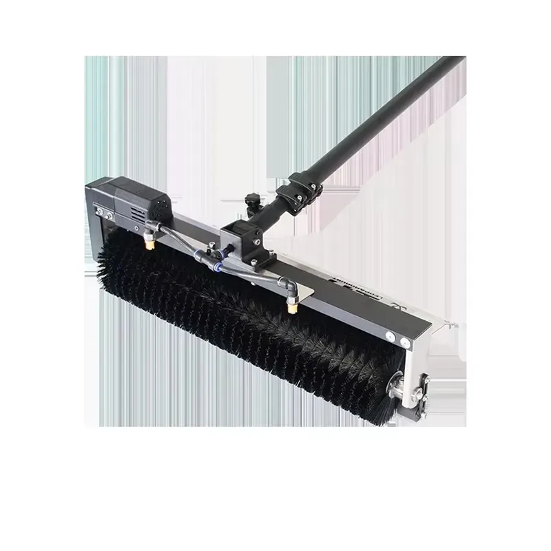 Solar Panel Cleaning Brush Durable Brushless Motor Replaceable Roller for Factory Building Roofs