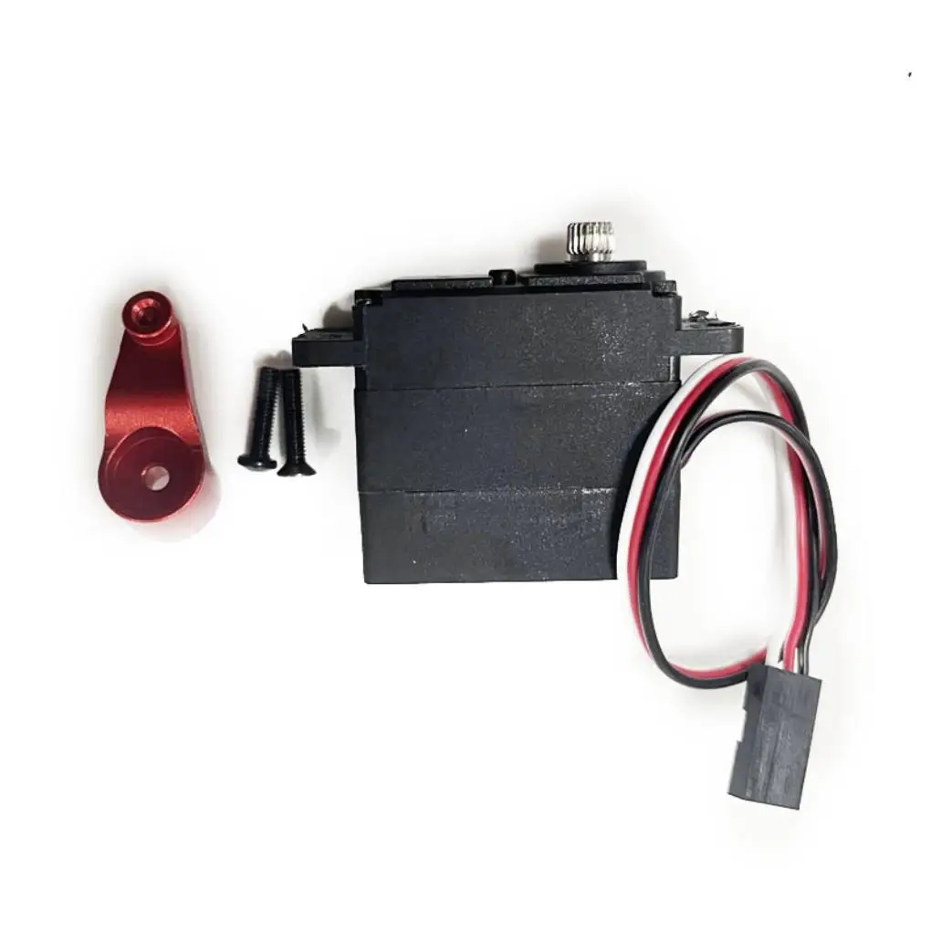 Rcgofollow servo digital de liga de alumínio para 1/14 rc servo mjx 14210 rc peça de carro rc acessórios de carro peças de reposição vermelho