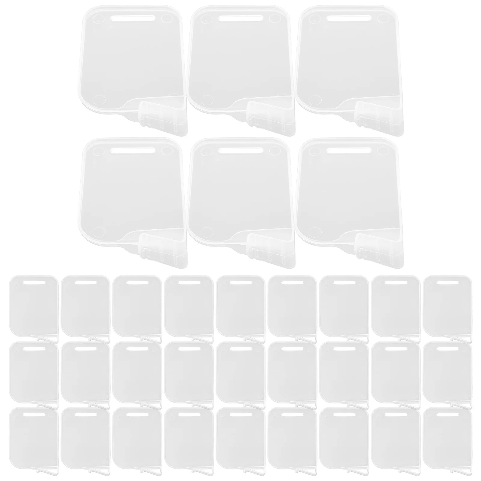

40Pcs Plastic Divider Multi-Function Fridge Organizer for Side Door Storage Adjustable Transparent Freezer Accessory Supply