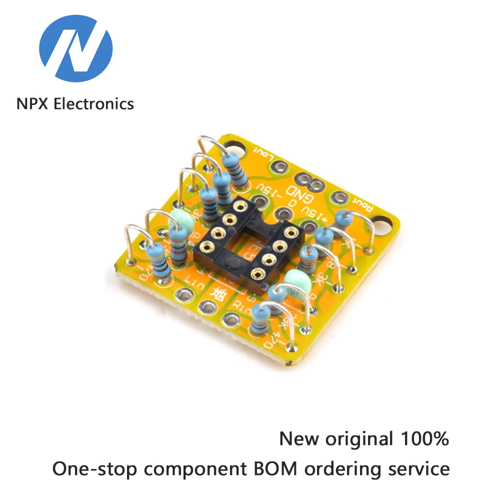 

Op-amp 5532 preamplifier 3x high-end preamplifier for audio DC amplifier finished board gold-plated PCB 10pcs