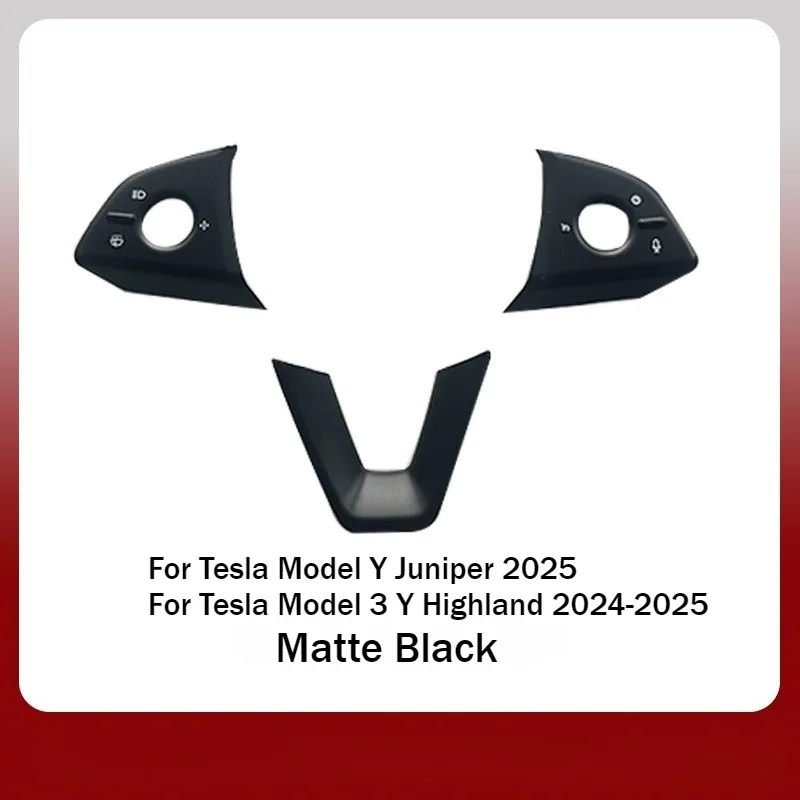 Lenkradabdeckung für Tesla Model Y Juniper Model 3 Highland 6-Sitzer ModelYL Lenkradschutz Dekorative Verkleidung – Detail 7