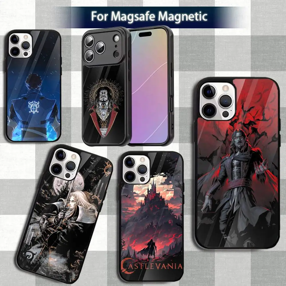 

Game Popular C-Castlevania Phone Case For iPhone 13,12,15,17,11,16,14,Pro,Max,Plus,Mini,Magsafe,Magnetic Wireless Charging Case