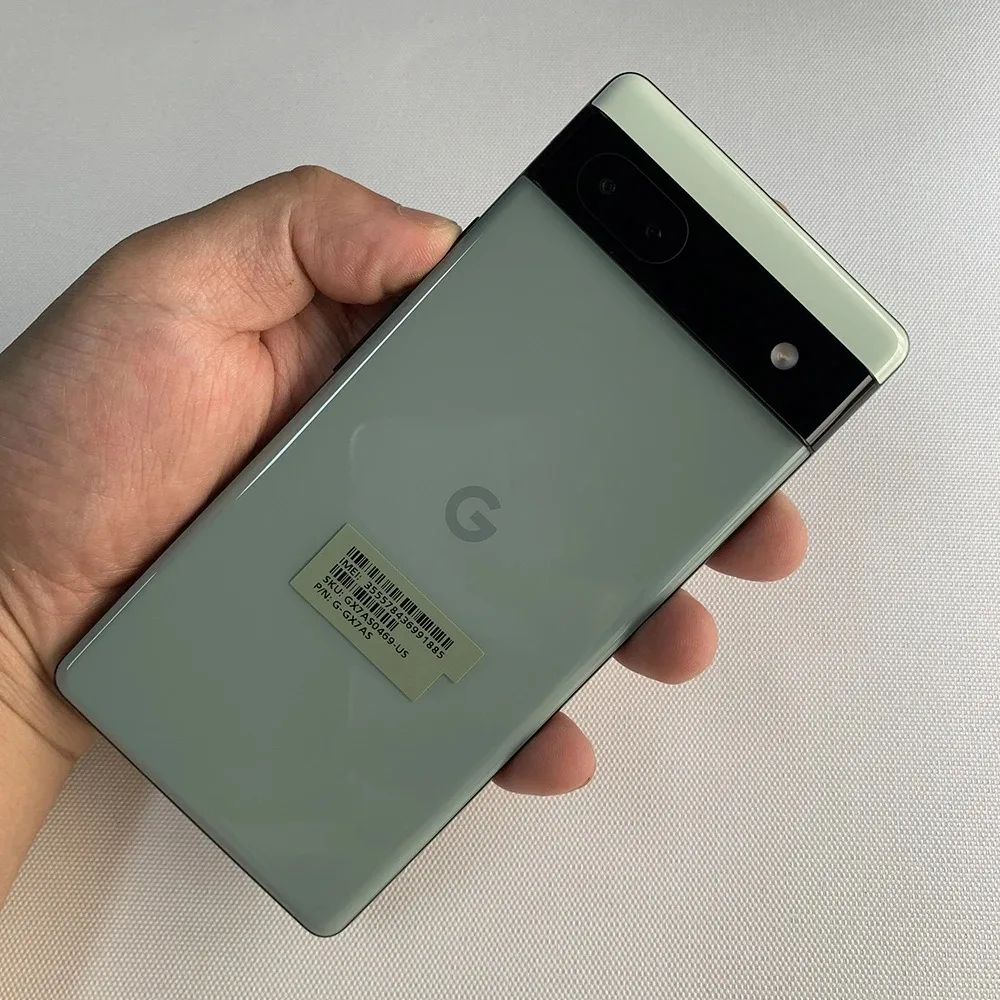 Smartphone Google Pixel 6a, système d'exploitation Android natif, version globale, écran 6,1 pouces, processeur Android octa-core, 128 Go.