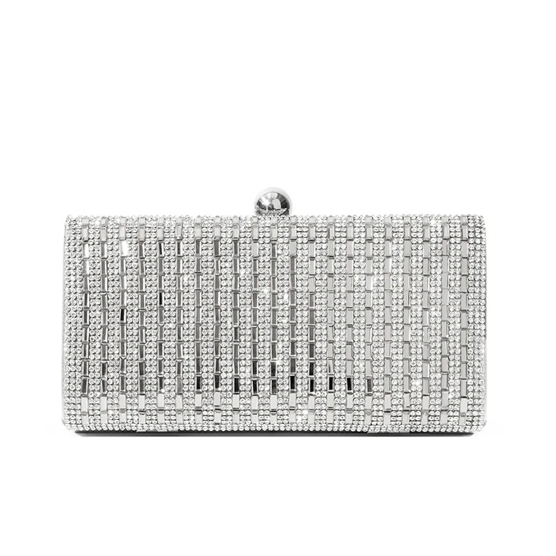 

chain shoulder bags for Women Evening Bag Wedding Party Bags Diamond Rhinestone Clutches Crystal Bling Gold Clutch Purses