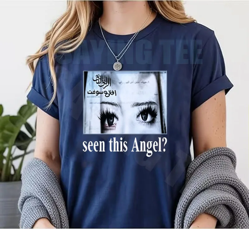 Y2K Vintage See This Angel Girls Eyes Grafik-T-Shirt, Humor Goth Punk Emo Style, weiche Baumwolle, lässige Streetwear für Mädchenkleidung – Detail 7